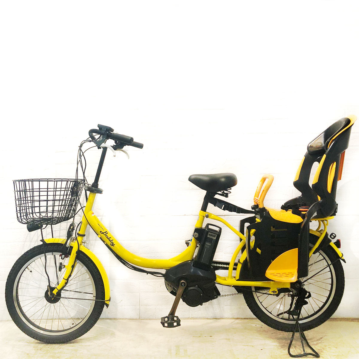 中古電動自転車 ヤマハ PAS Babby パス バビー イエロー 20インチ