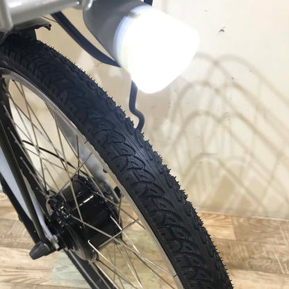 ブリヂストン bikke MOB dd ビッケ モブ dd グレー 前24×後20インチ KT077【中古車】