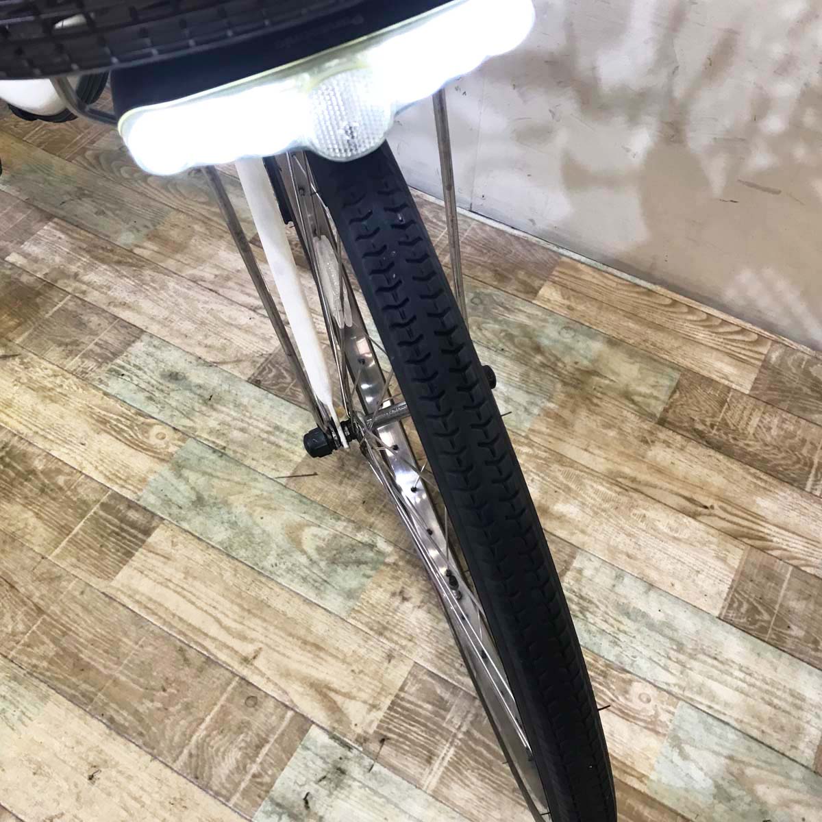 中古電動自転車  パナソニック ビビ DX ホワイト 26インチ KC076 