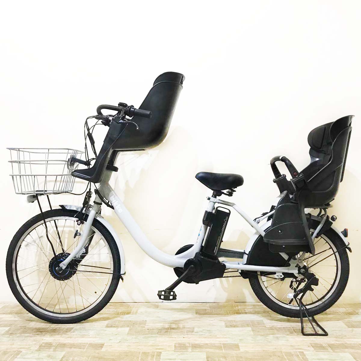 ブリヂストン bikke MOB dd ビッケ モブ dd グレー 前24×後20インチ KT077【中古車】