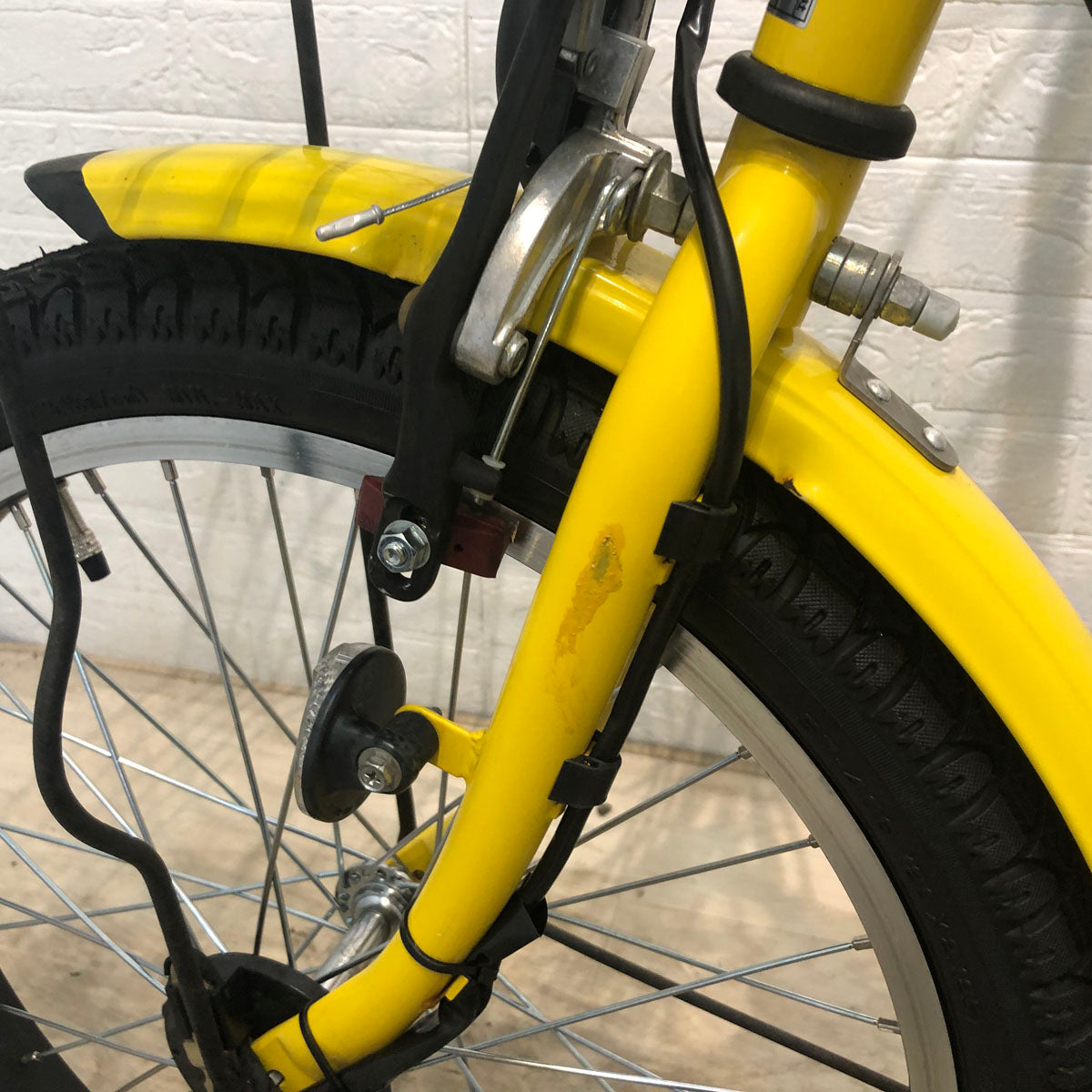 中古電動自転車 ヤマハ PAS Babby パス バビー イエロー 20インチ