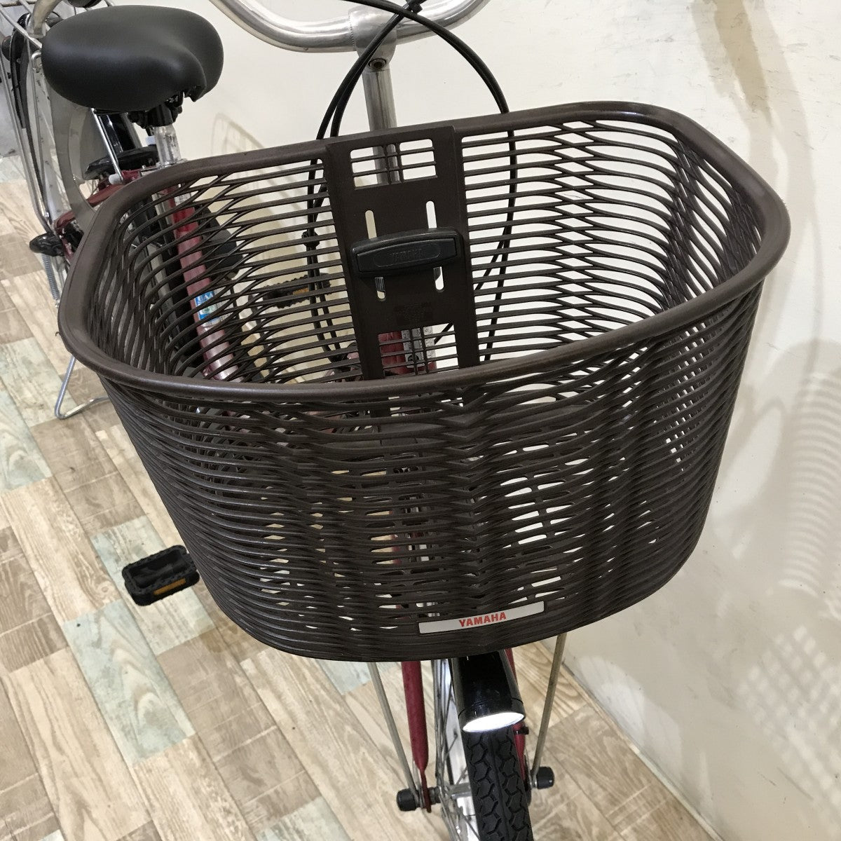 中古電動自転車 ヤマハ PAS チア レッド 26インチ KH063