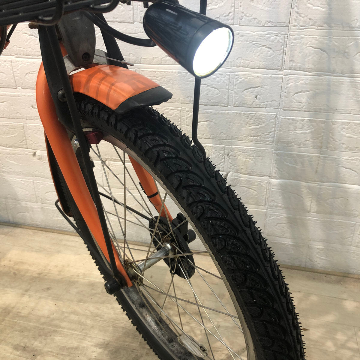 中古電動自転車 ヤマハ PAS Babby パス バビー オレンジ 20インチ YE007
