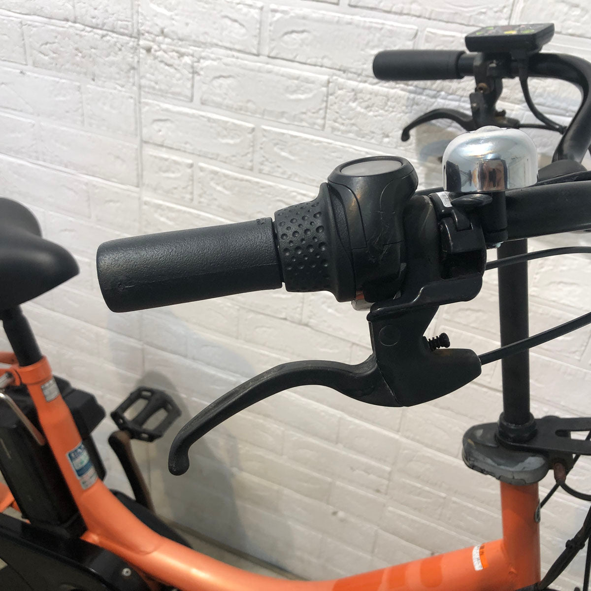 中古電動自転車 ヤマハ PAS Babby パス バビー オレンジ 20インチ YE007