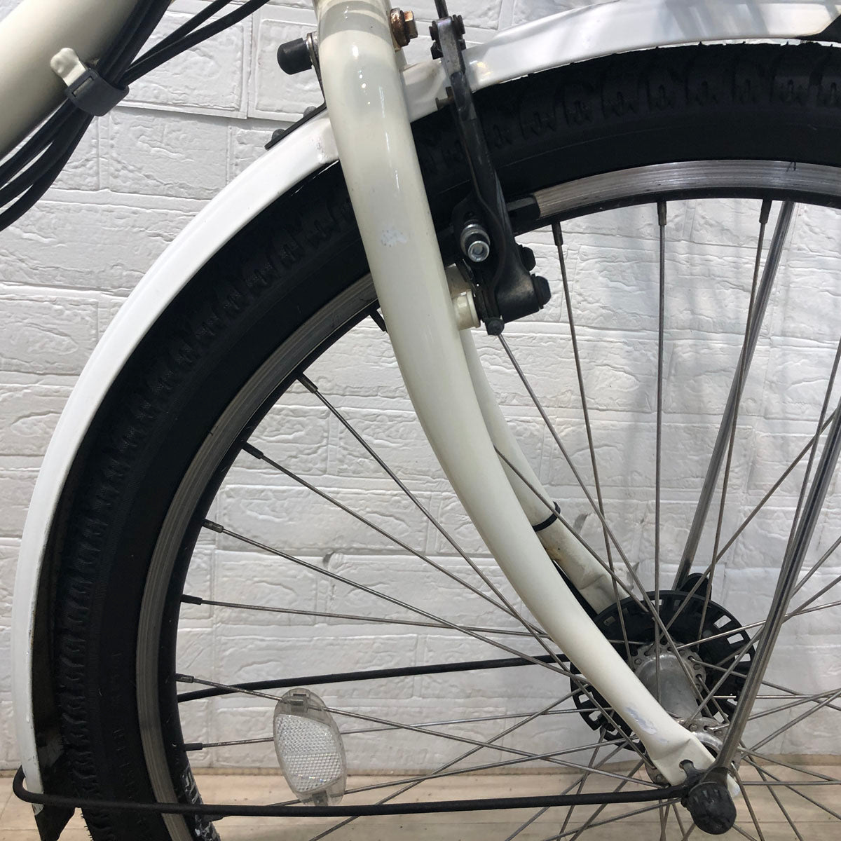新品バッテリー ブリヂストン HYDEE B ハイディ ビー ホワイト 26インチ YW053 【中古車】