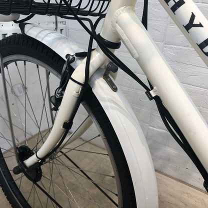 新品バッテリー ブリヂストン HYDEE B ハイディ ビー ホワイト 26インチ YW053 【中古車】