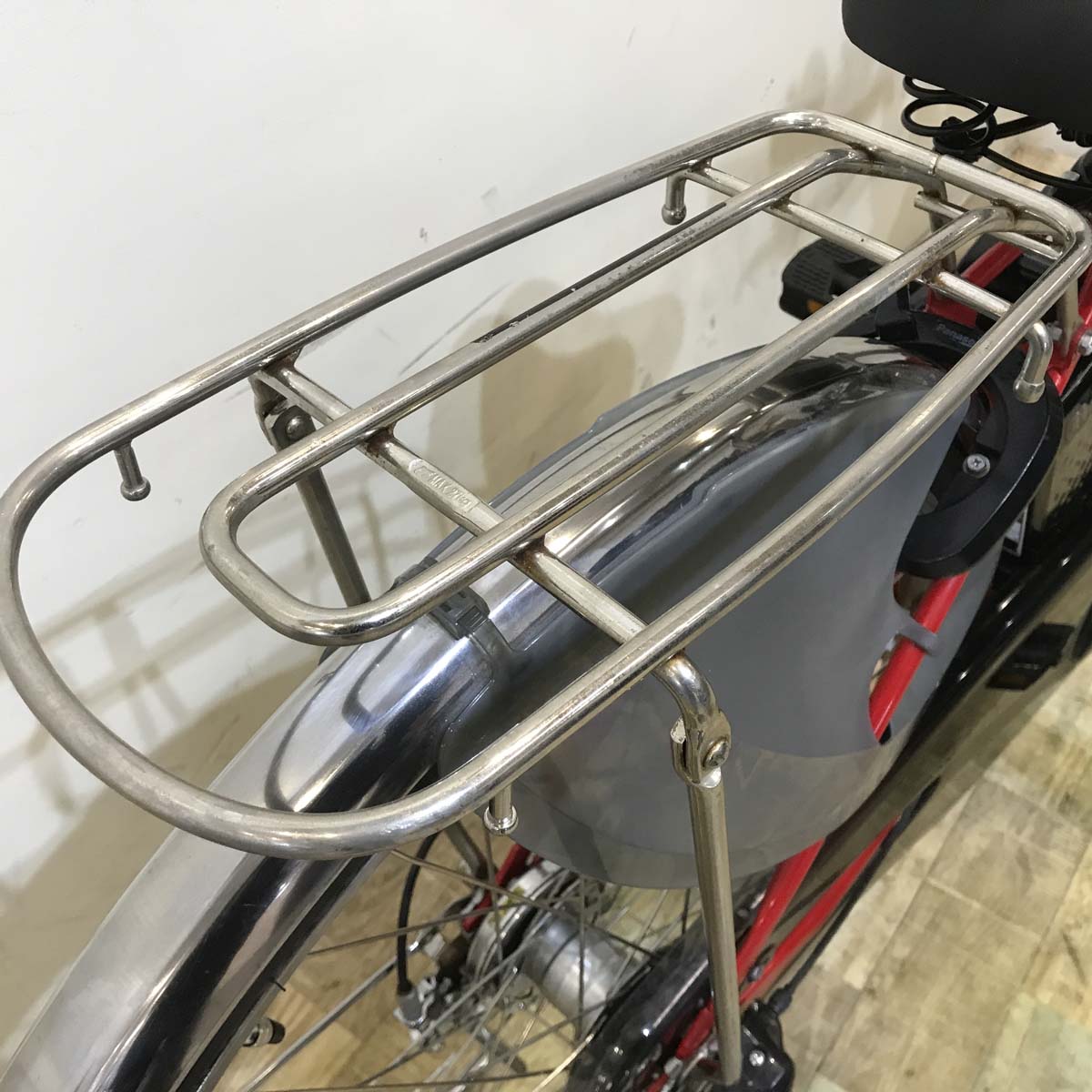 中古電動自転車  パナソニック ビビ DX レッド 26インチ KC079