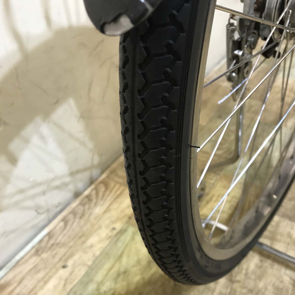 中古電動自転車  パナソニック ビビ DX レッド 26インチ KC079