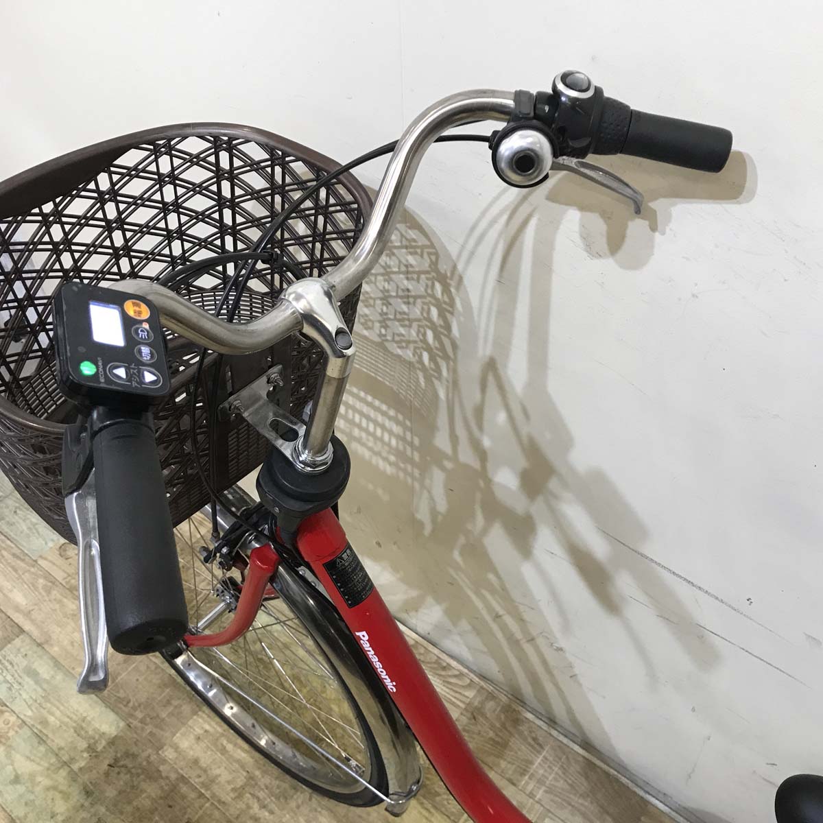 中古電動自転車  パナソニック ビビ DX レッド 26インチ KC079