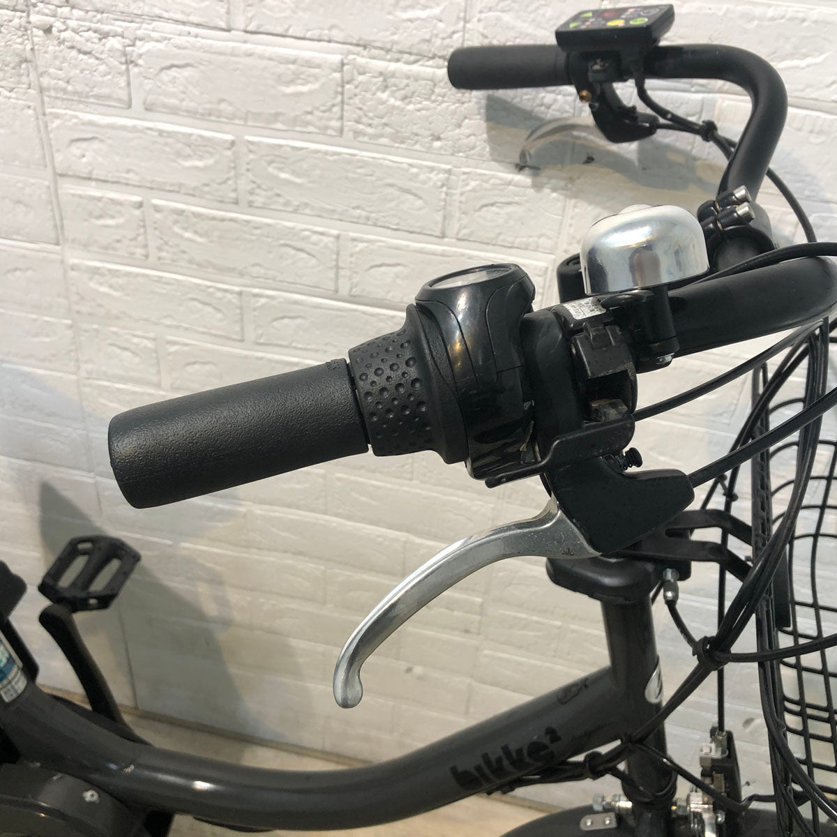 中古電動自転車 ブリヂストン bikke 2 e ビッケ ツー イー グレー 20インチ YE008