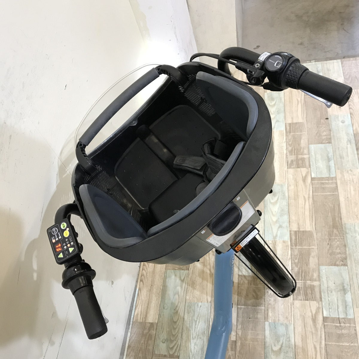 中古電動自転車 ヤマハ PAS キッスミニ ブルー 20インチ KH065