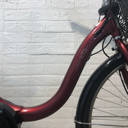 ヤマハ PAS With SP パス ウィズ SP レッド 24インチ YR056  【中古車】