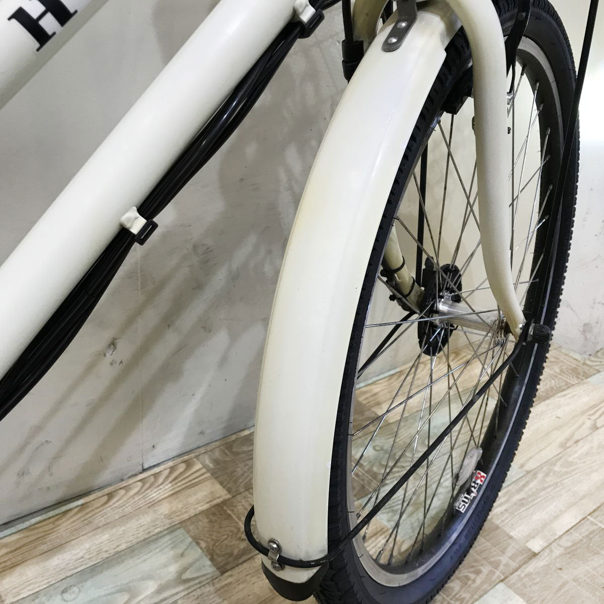 中古電動自転車 ブリヂストン ハイディツー ホワイト 26インチ KH070