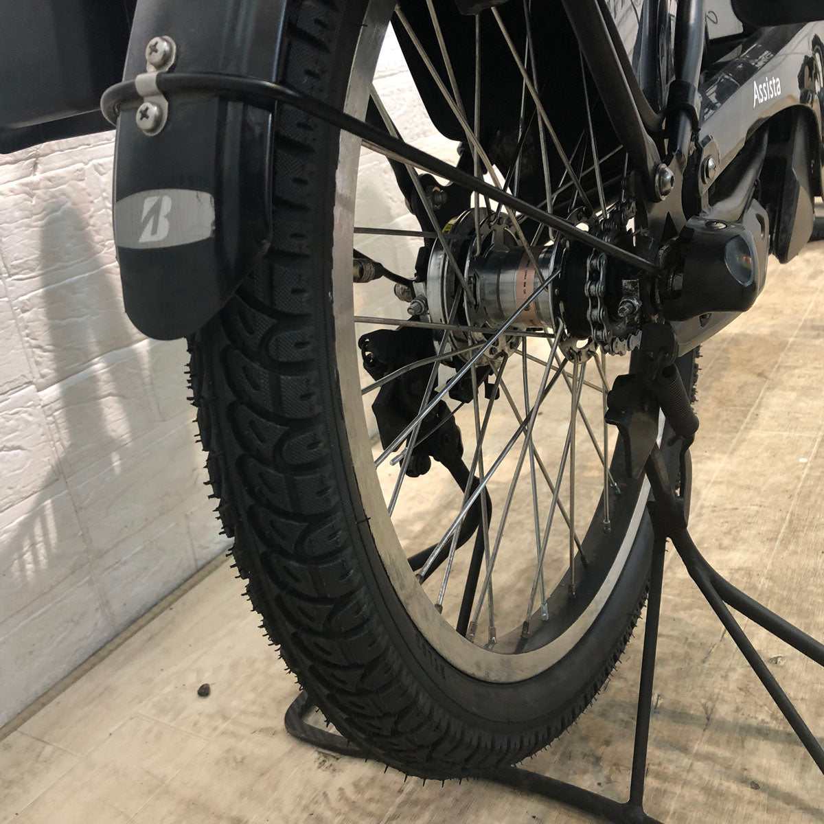 中古電動自転車 ブリヂストン アシスタ C STD ブラック 20インチ YE013 