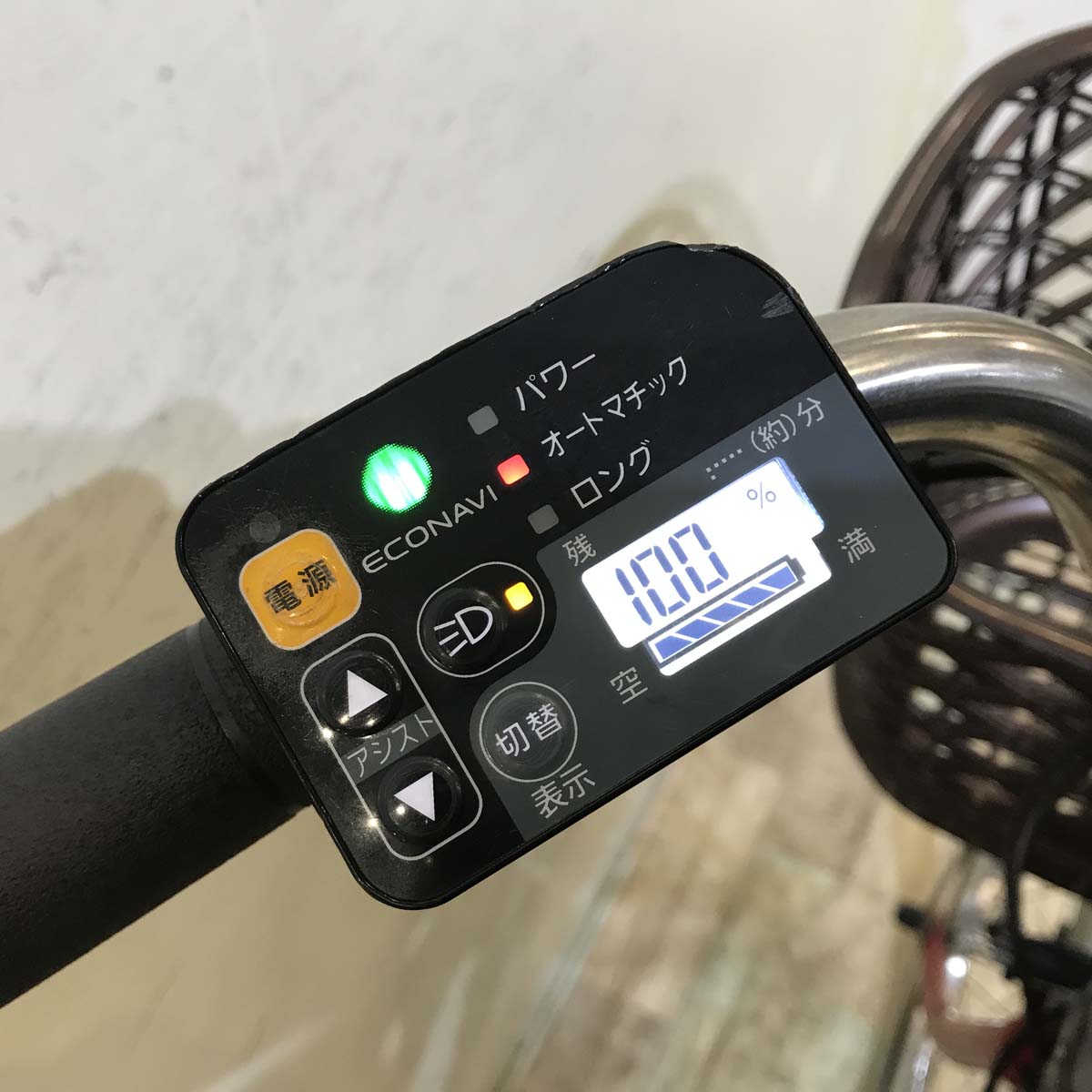 中古電動自転車  パナソニック ビビ DX レッド 26インチ KC086