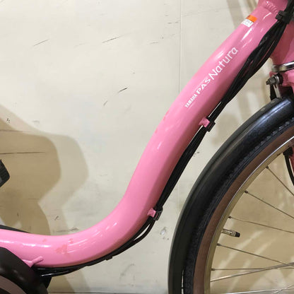 ヤマハ PAS ナチュラ M DX ピンク 26インチ KC087 【中古車】