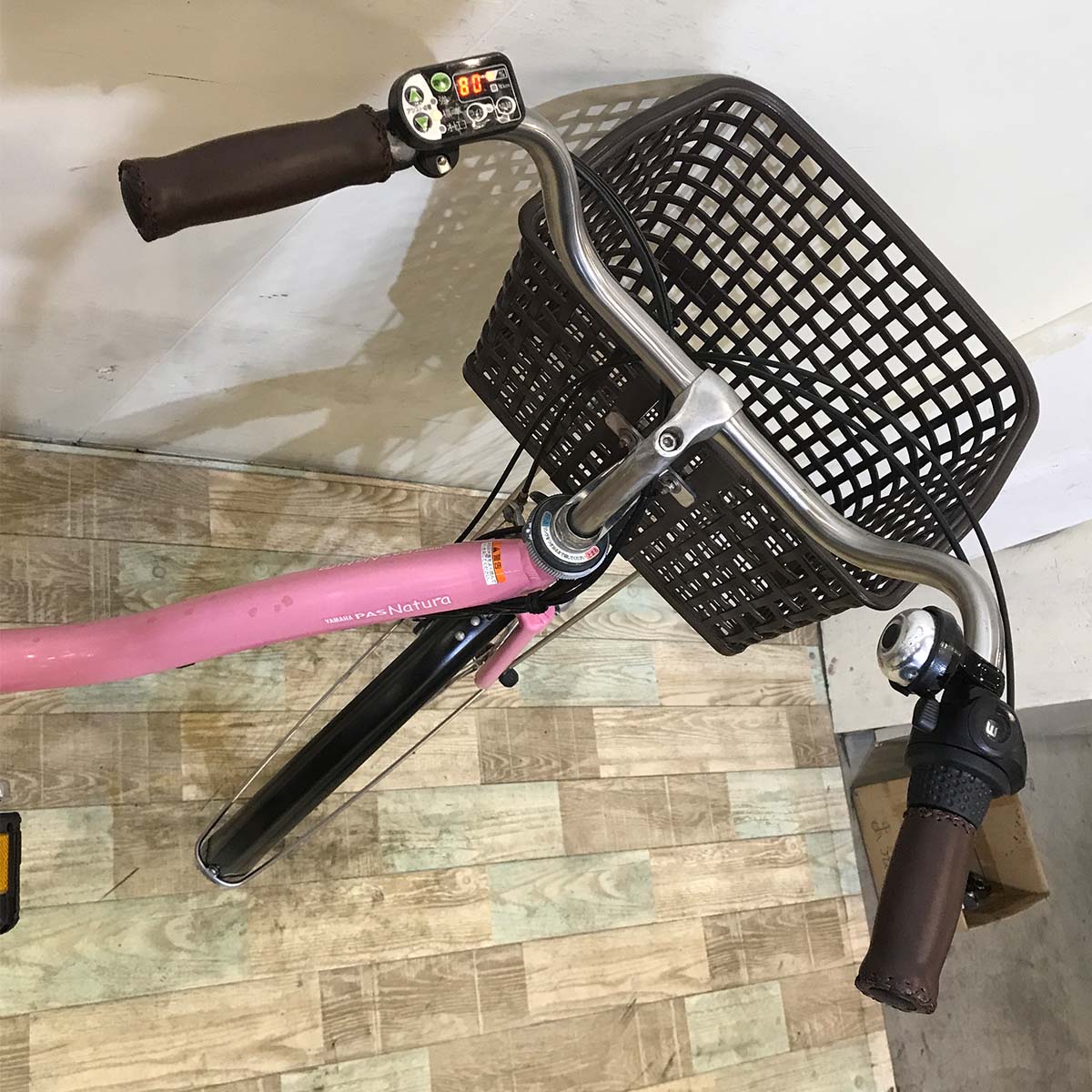 中古電動自転車  ヤマハ PAS ナチュラ M DX ピンク 26インチ KC087