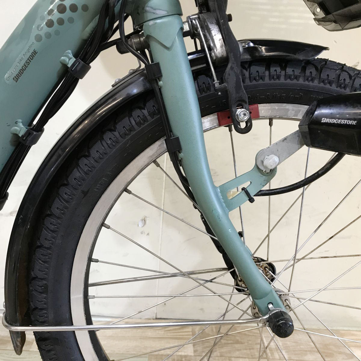 中古電動自転車 ブリヂストン アンジェリーノプティットe グリーン 20インチ KH071