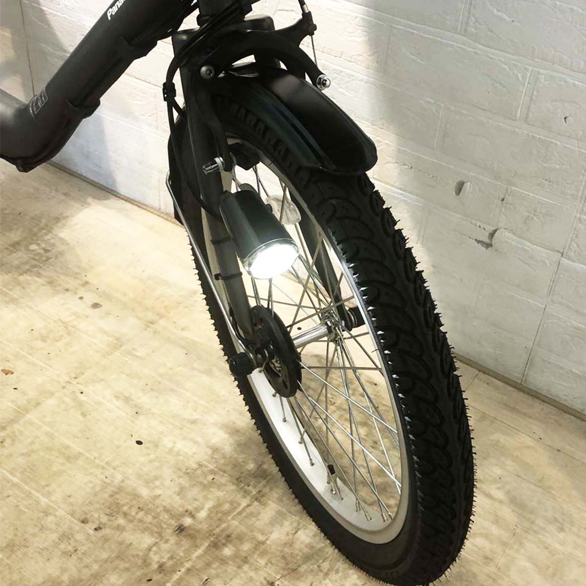 中古電動自転車 新品バッテリー パナソニック ギュット ミニ DX グレー 20インチ YE015