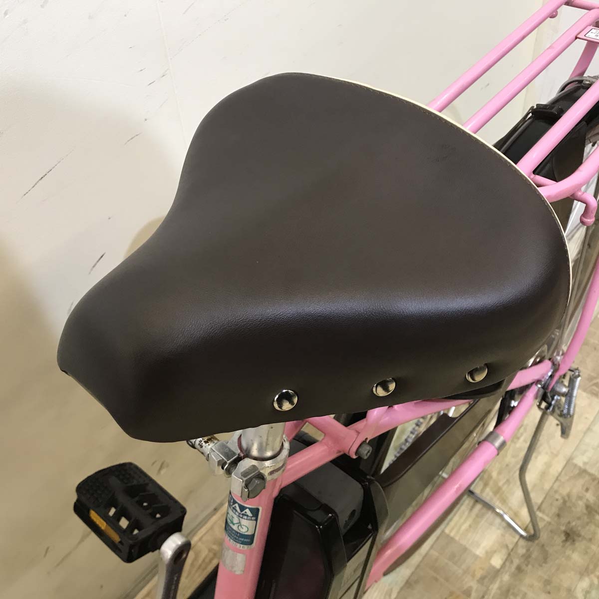 中古電動自転車  ヤマハ PAS ナチュラ M DX ピンク 26インチ KC087
