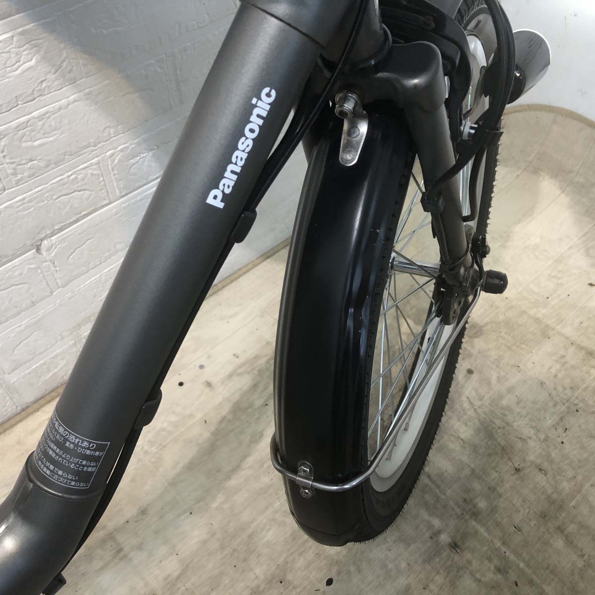 中古電動自転車 新品バッテリー パナソニック ギュット ミニ DX グレー 20インチ YE015