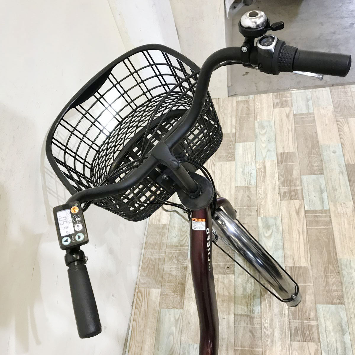 中古電動自転車 ヤマハ PAS チア ブラウン 26インチ KH073