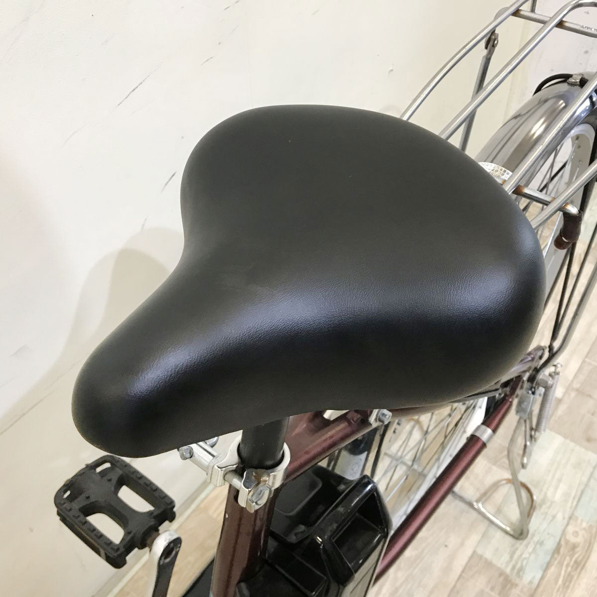 中古電動自転車 ヤマハ PAS チア ブラウン 26インチ KH073