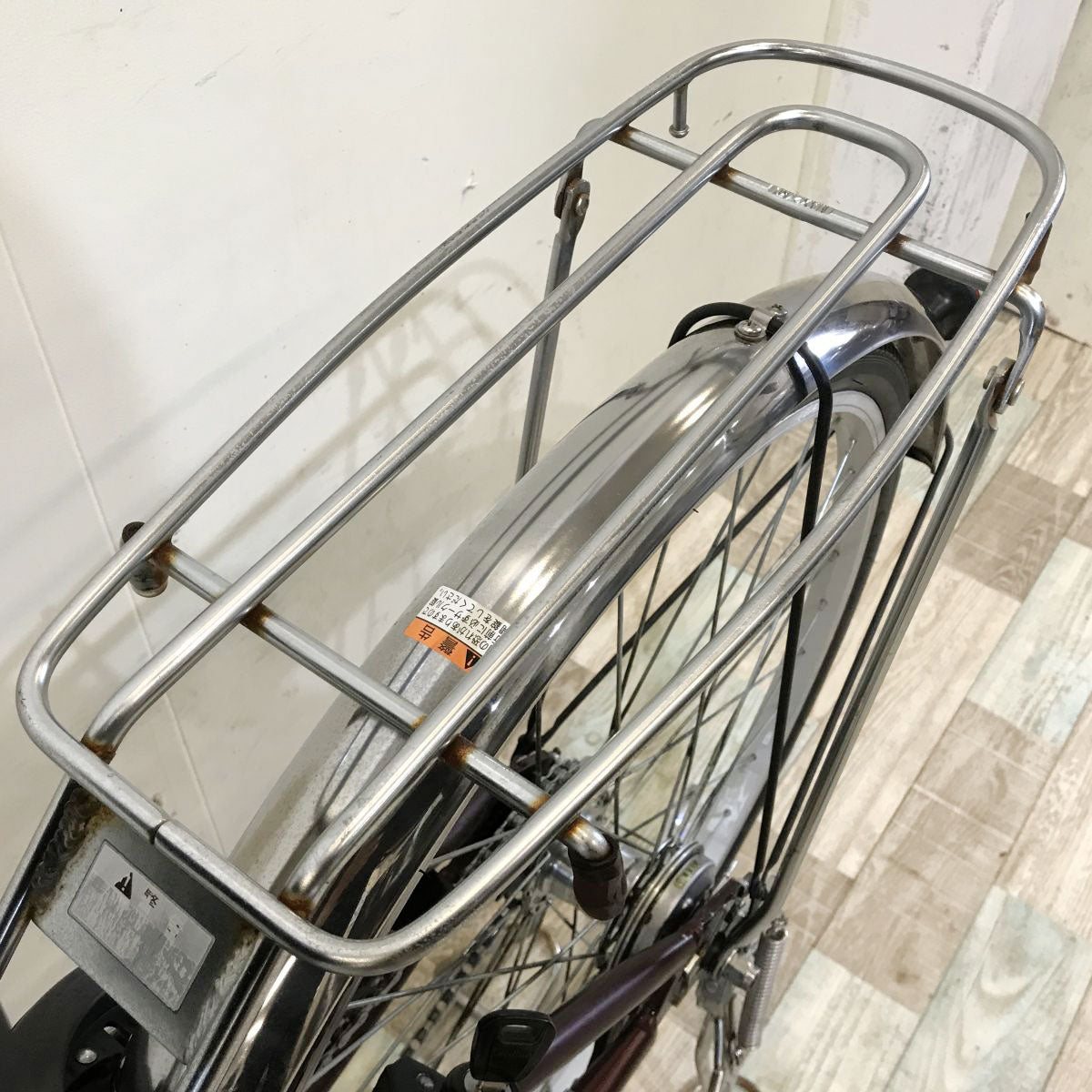 中古電動自転車 ヤマハ PAS チア ブラウン 26インチ KH073