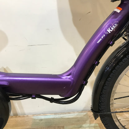 ヤマハ PAS Kiss mini パス キッス ミニ パープル 20インチ KO108 【中古車】