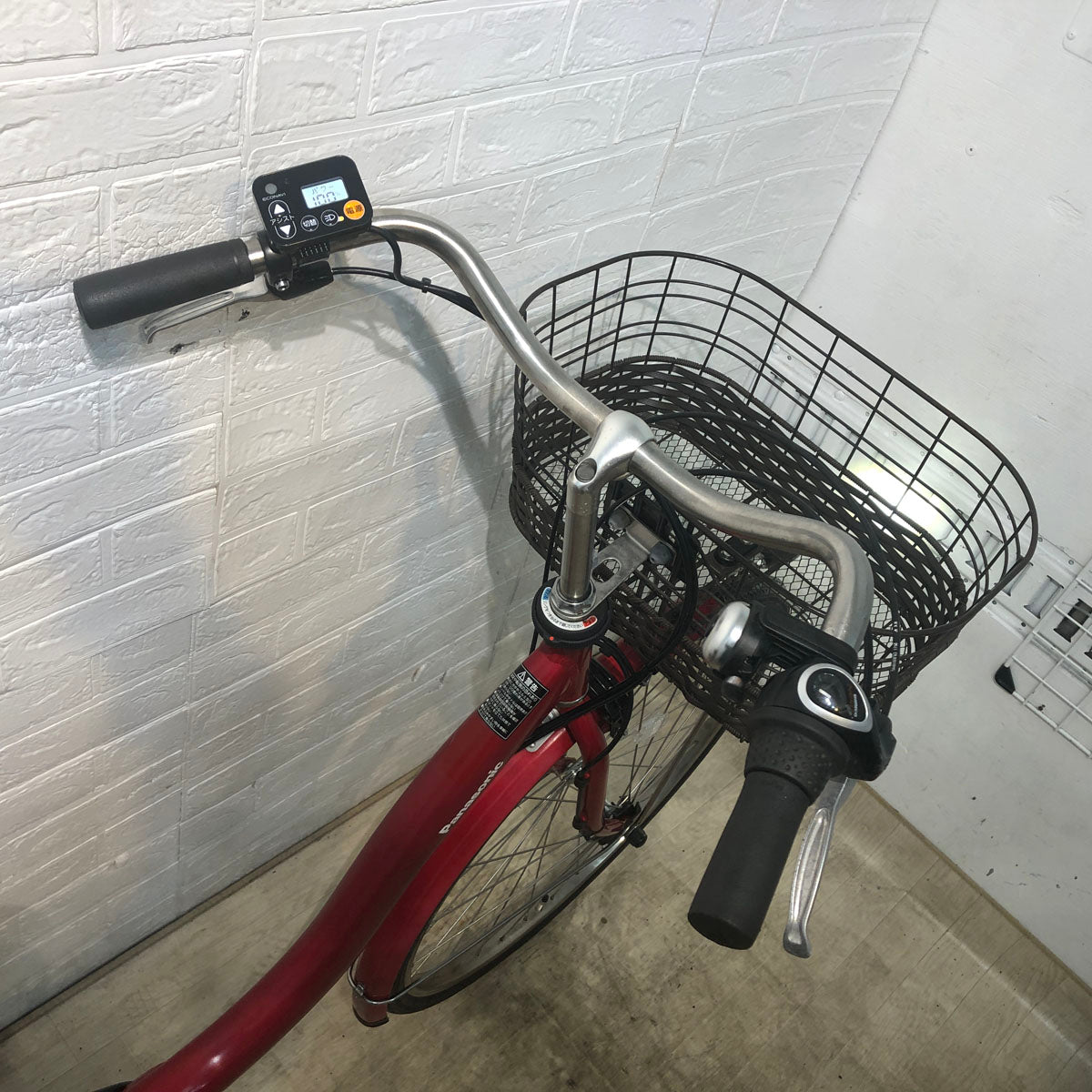 中古電動自転車 パナソニック ティモ L レッド 26インチ YE018