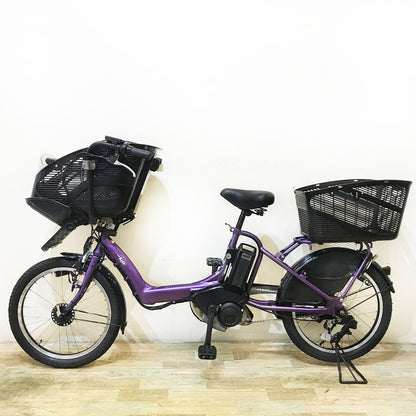 ヤマハ PAS Kiss mini パス キッス ミニ パープル 20インチ KO108 【中古車】