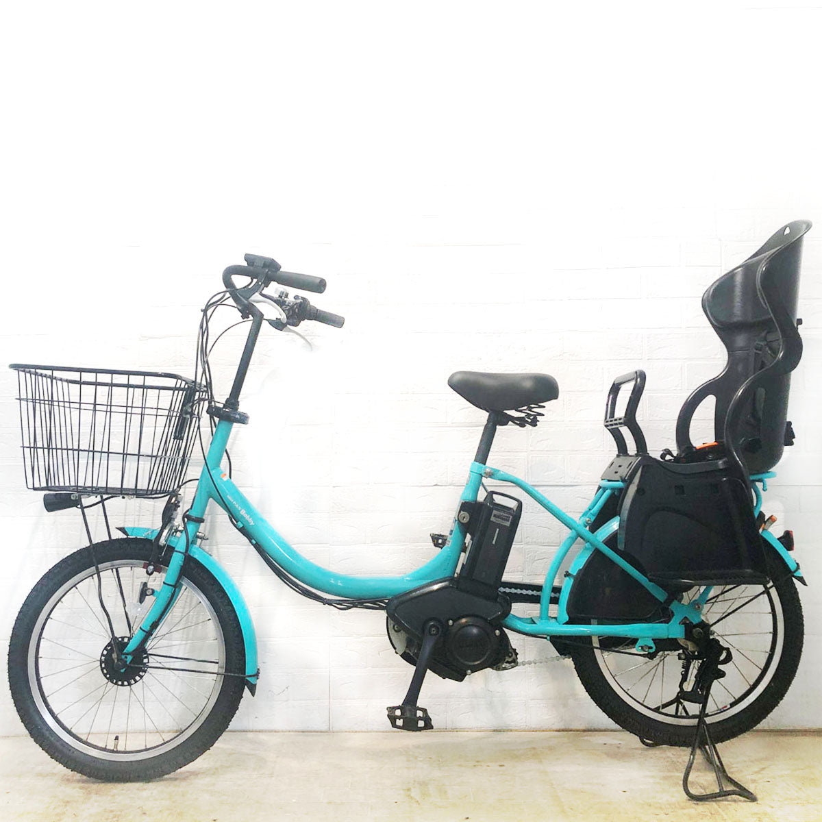 中古電動自転車 ヤマハ PAS Babby パス バビー ブルー 20インチ YE019