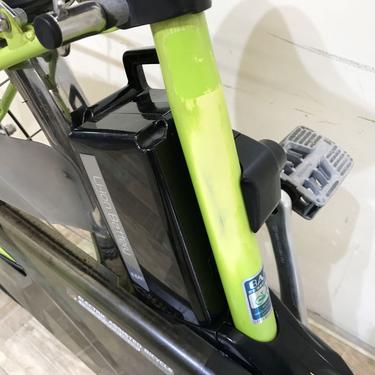 中古電動自転車 パナソニック ビビDX グリーン 26インチ KH075