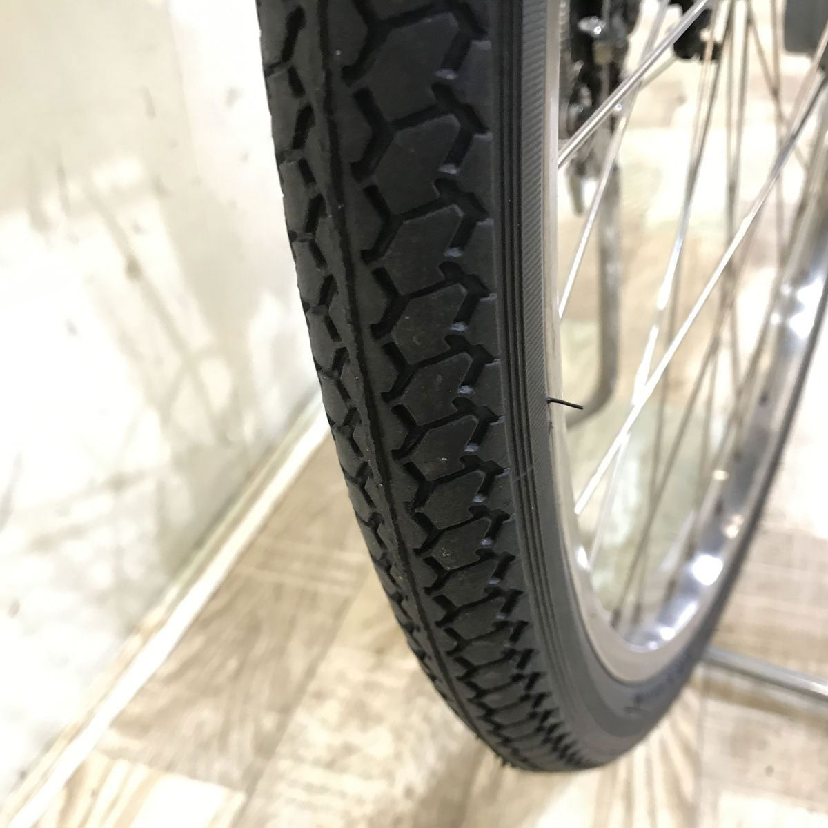 中古電動自転車 パナソニック ビビDX グリーン 26インチ KH075