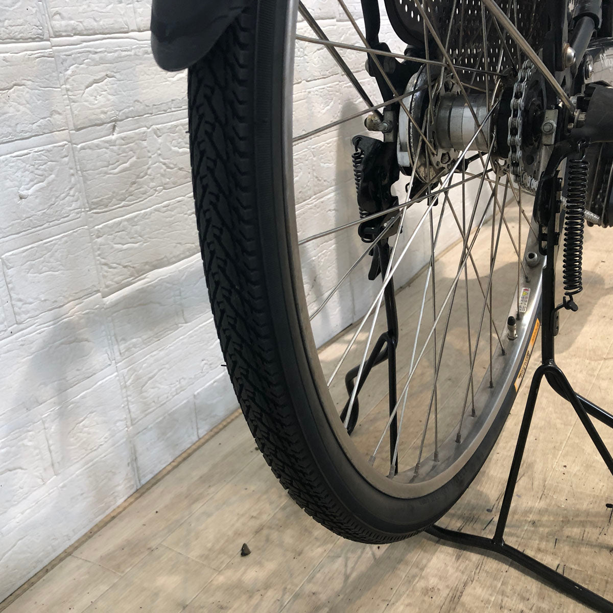 電動自転車 ブリヂストン アンジェリーノ e ブラック 前22×後26インチ YW066【中古車】