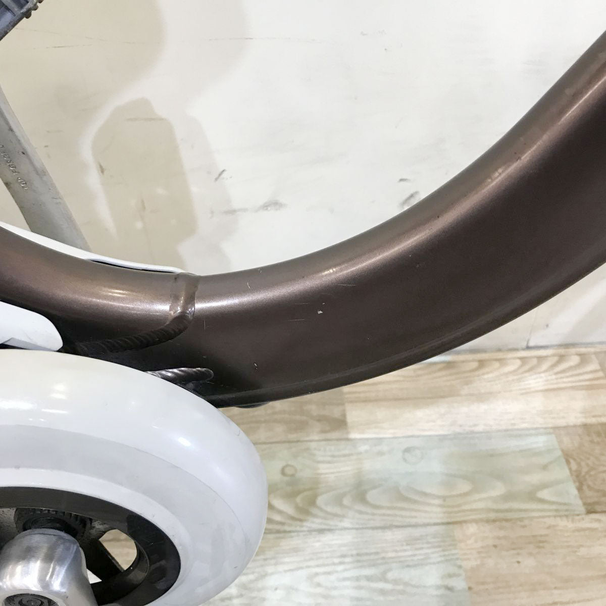 中古電動自転車 パナソニック ビビ ライトU ブラウン 26インチ KH076