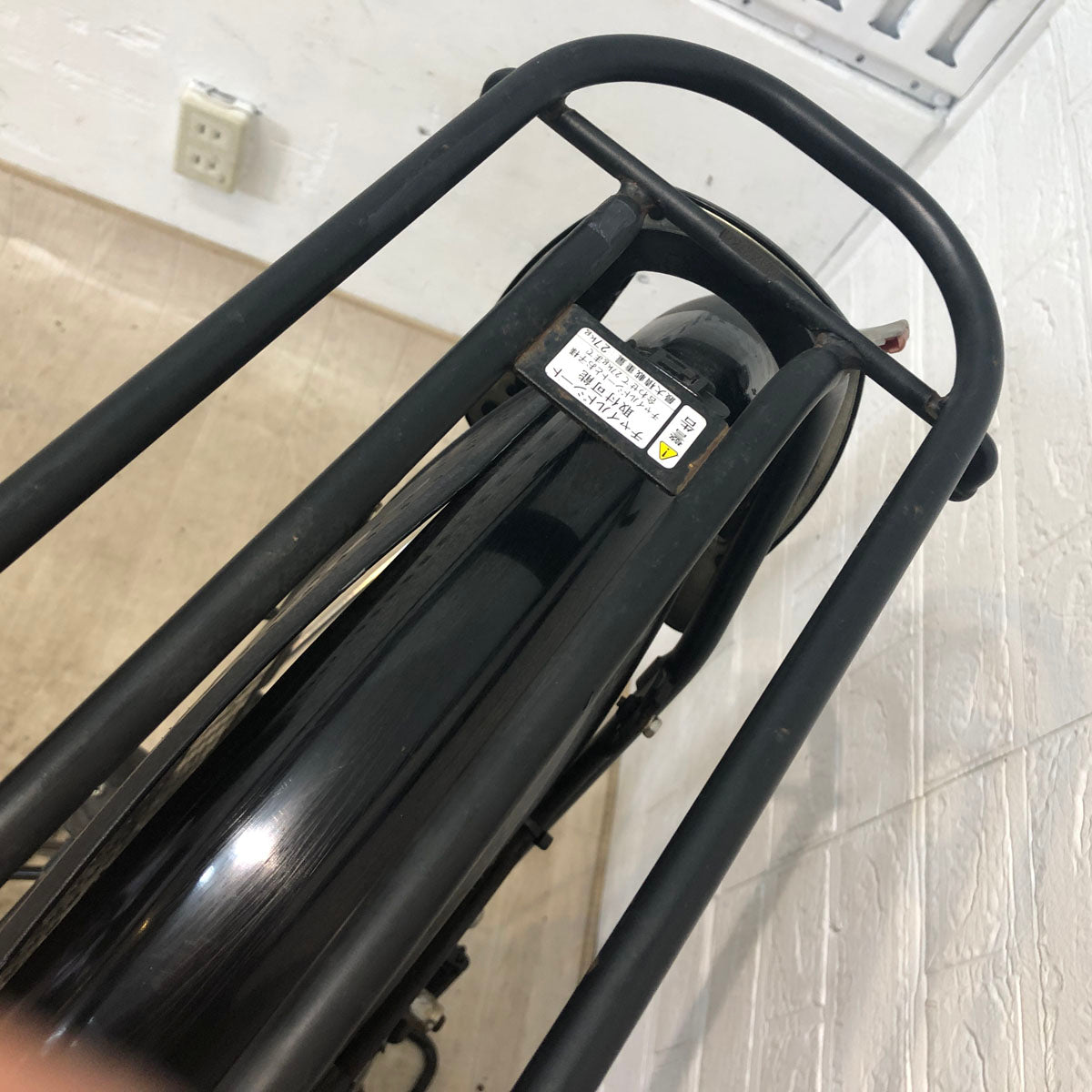 ブリヂストン アンジェリーノ e ブラック 前22×後26インチ YW066【中古車】