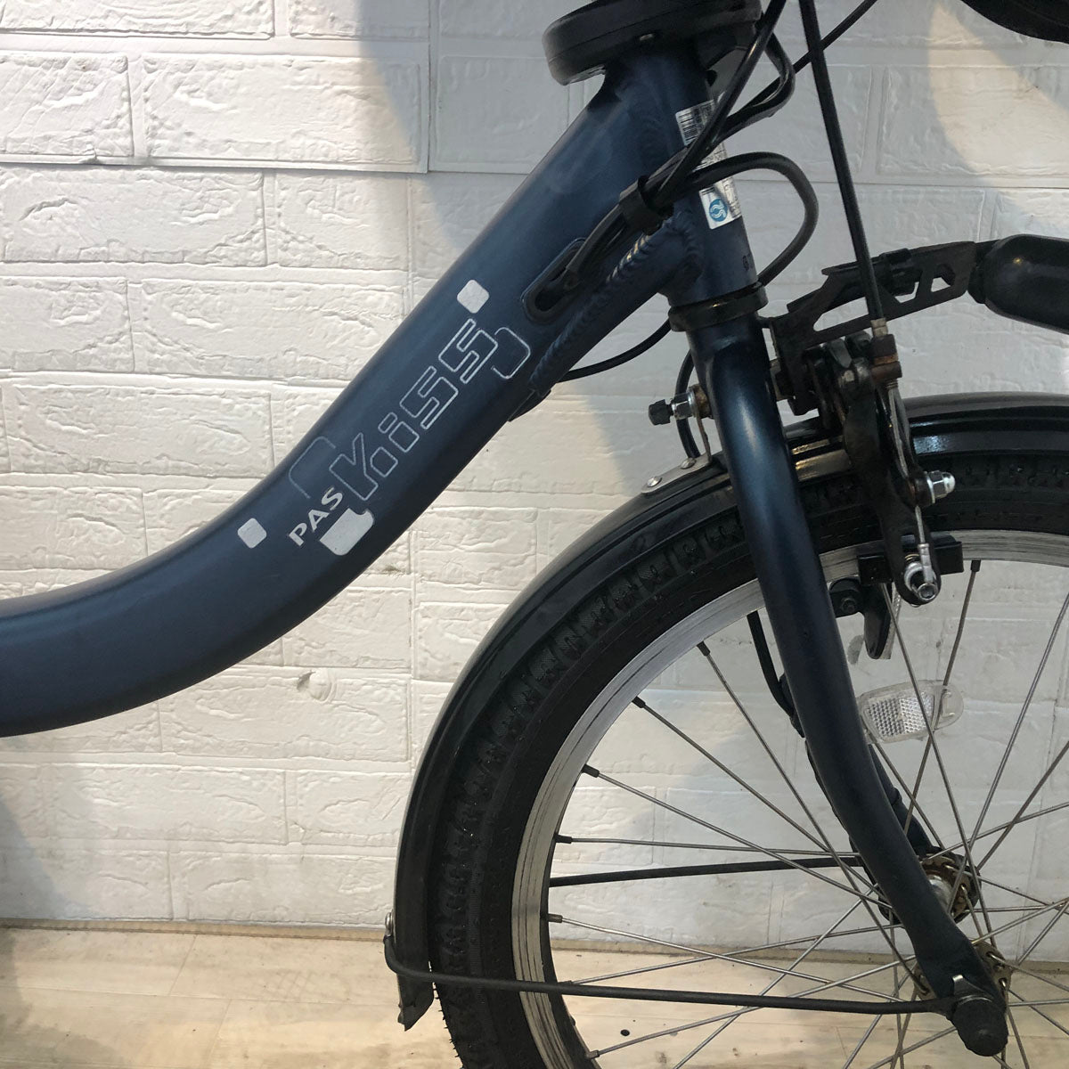 中古電動自転車 ヤマハ PAS Kiss mini un パス キッス ミニ アン ブルー 20インチ YE021