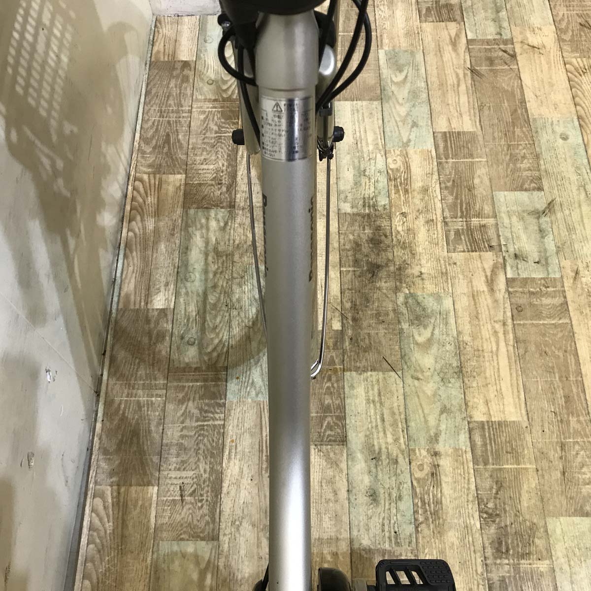 中古電動自転車  パナソニック ビビ EX シルバー 26インチ KC094