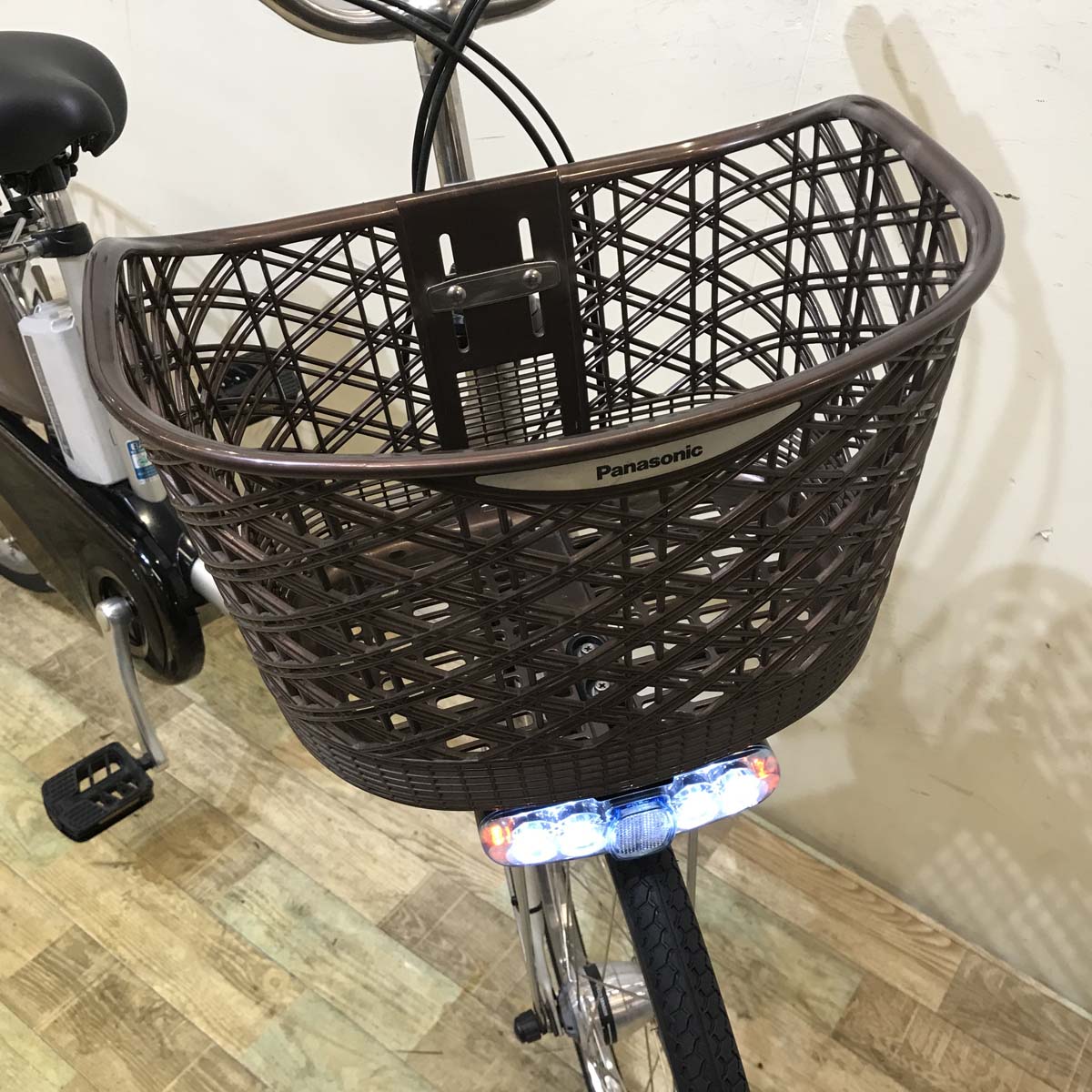 中古電動自転車  パナソニック ビビ EX シルバー 26インチ KC094