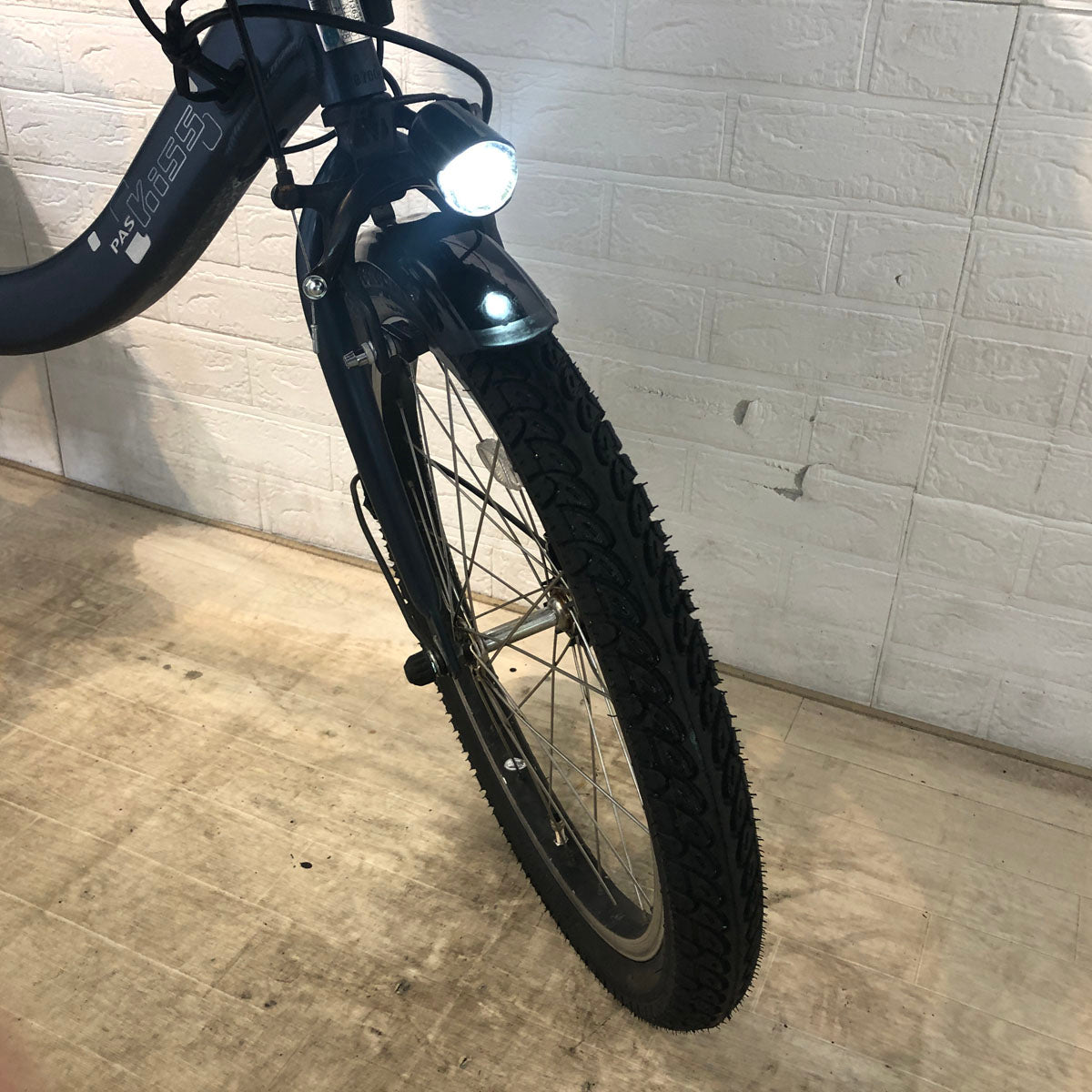 中古電動自転車 ヤマハ PAS Kiss mini un パス キッス ミニ アン ブルー 20インチ YE021