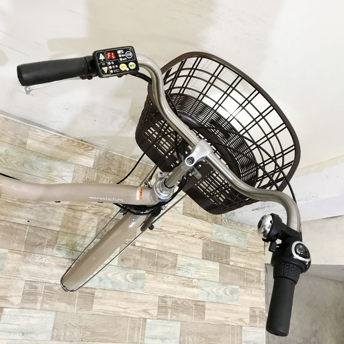 中古電動自転車 ヤマハ PAS ナチュラL DX ベージュ 26インチ KH077