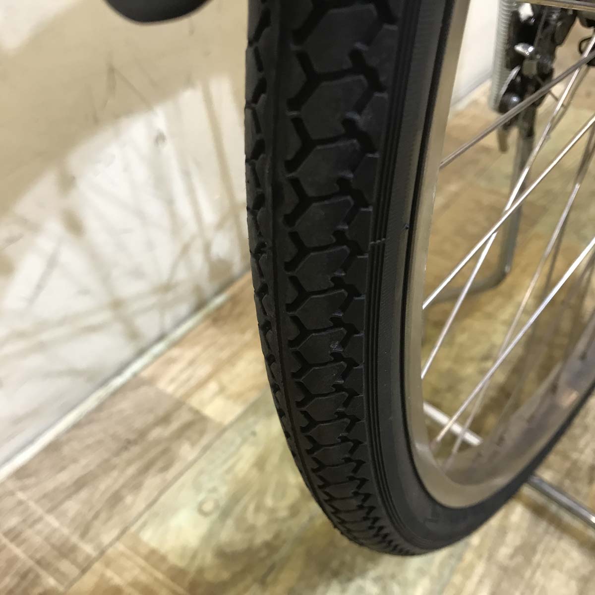中古電動自転車 パナソニック ビビ DX パープル 26インチ KC096
