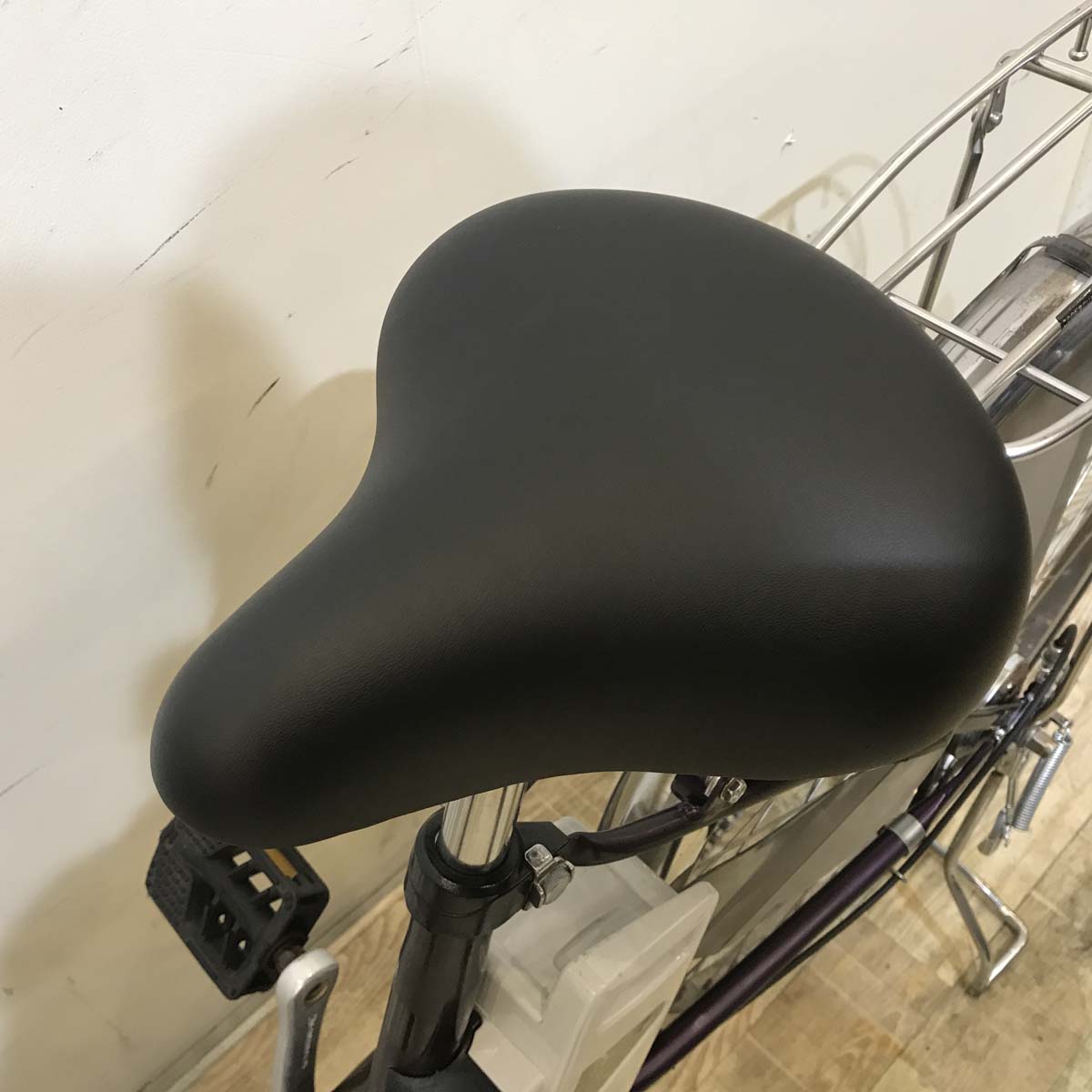 中古電動自転車 パナソニック ビビ DX パープル 26インチ KC096