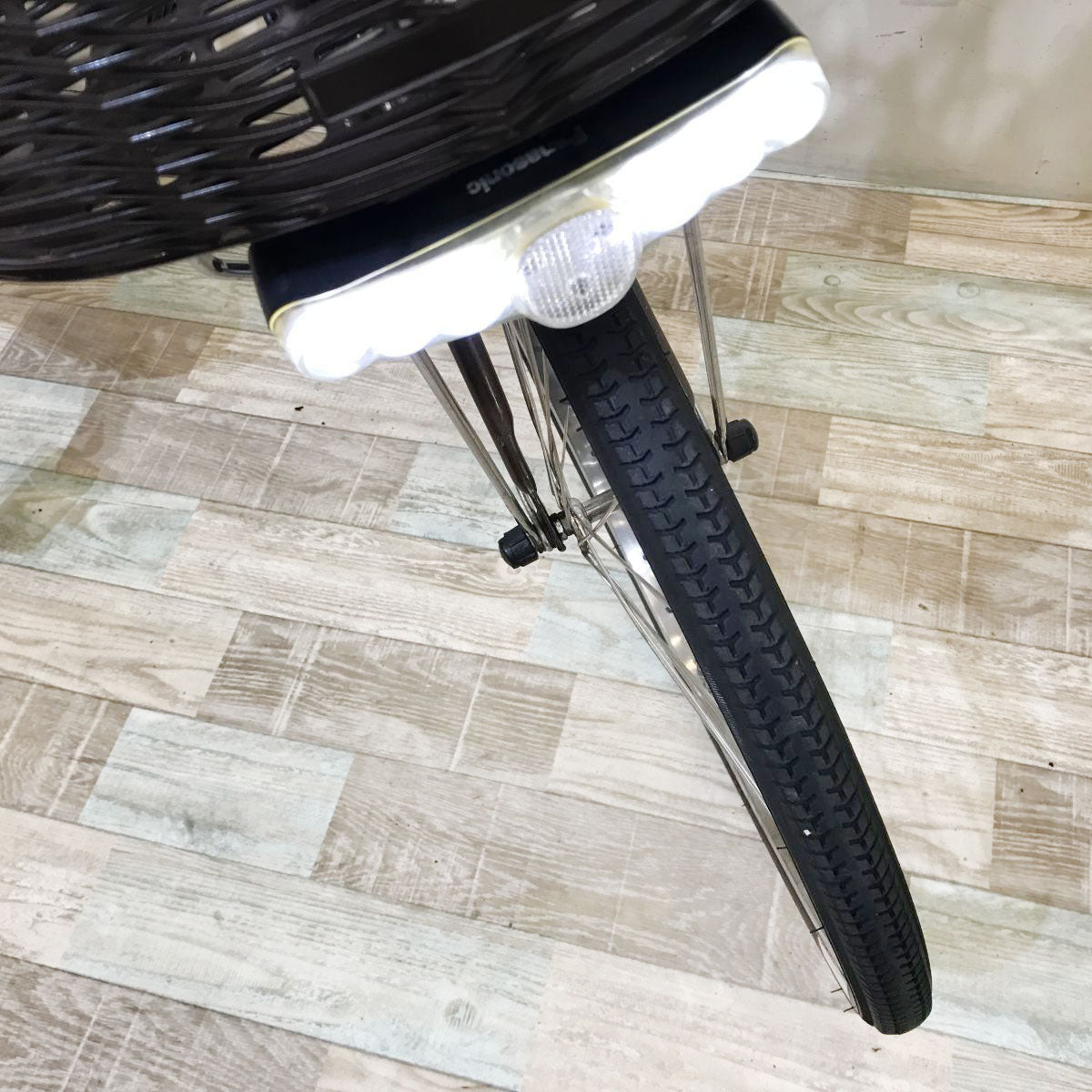 中古電動自転車 パナソニック ビビDX ブラウン 24インチ KH079