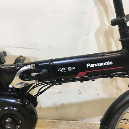折りたたみ パナソニック オフタイム ブラック 前18×後20インチ KC097 【中古車】