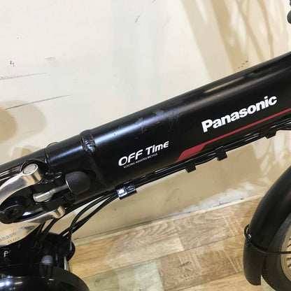 折りたたみ パナソニック オフタイム ブラック 前18×後20インチ KC097 【中古車】