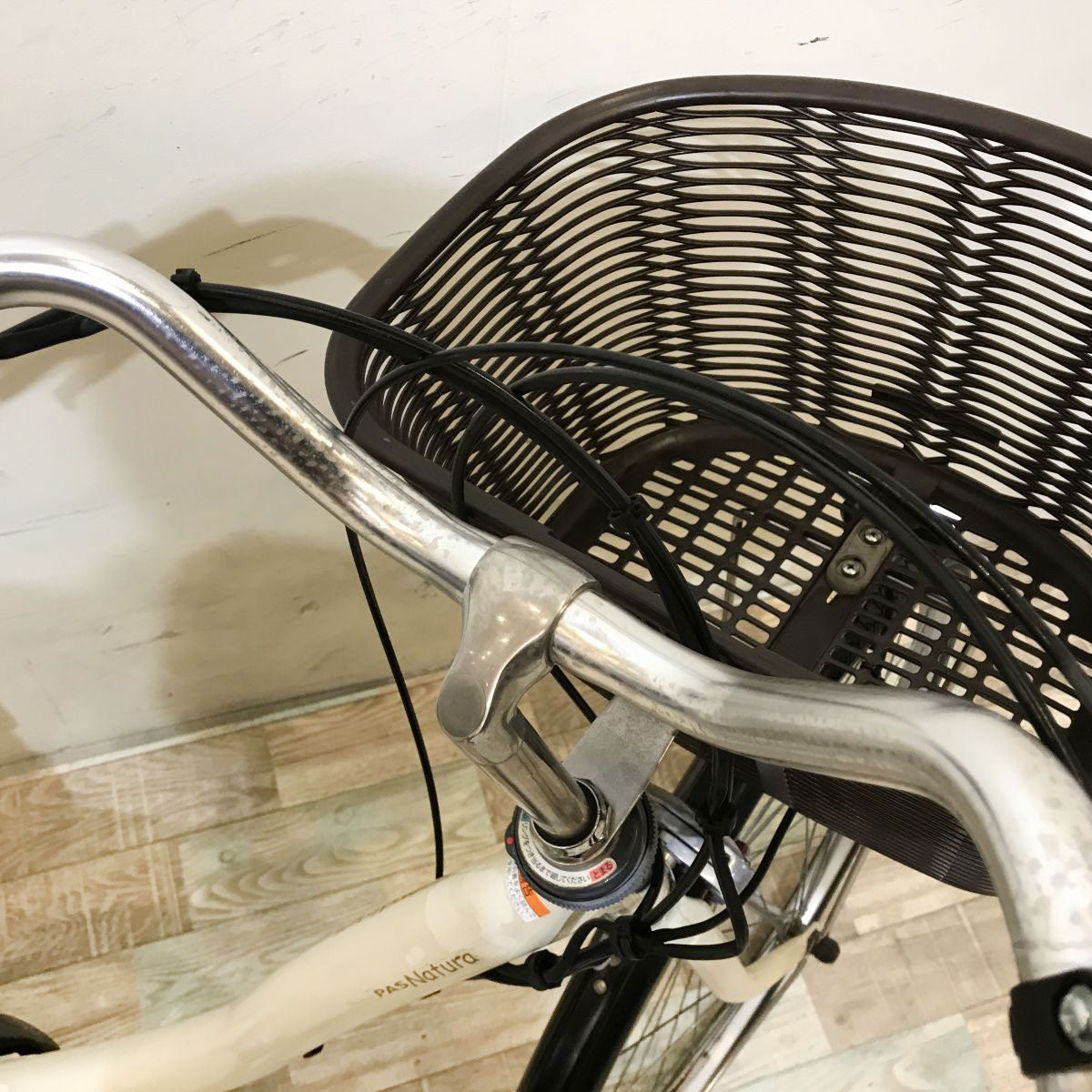 中古電動自転車 ヤマハ PAS ナチュラM ホワイト 26インチ KH080