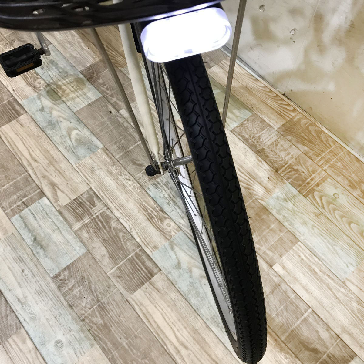 中古電動自転車 ヤマハ PAS ナチュラM ホワイト 26インチ KH080