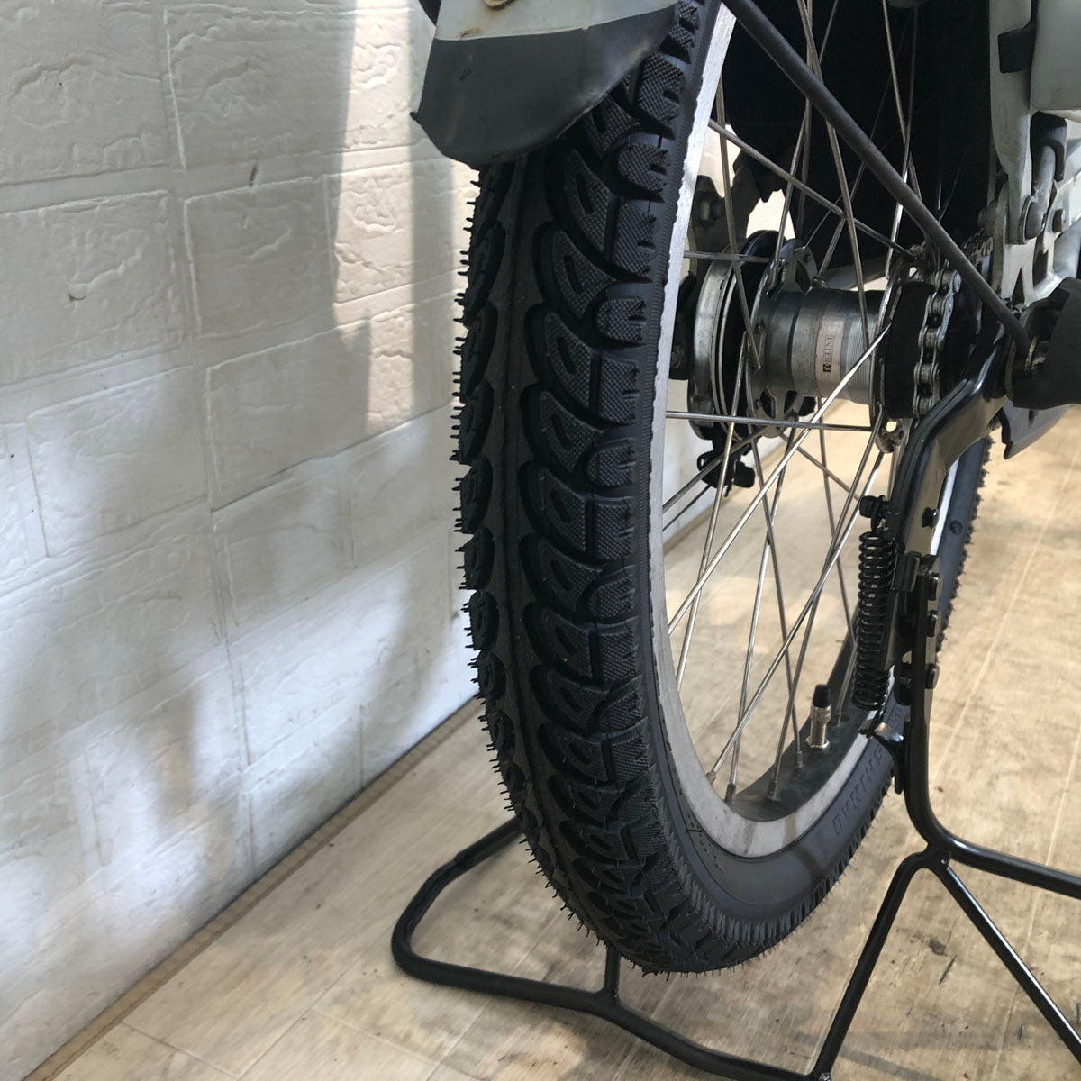 中古電動自転車 ブリヂストン bikke 2 e ビッケ ツー イー グレー 20インチ YE024